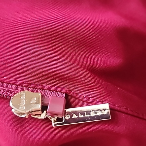 Gallery Burgundy Trench-Style Jacket for Women – Size M/P - Picture 12 of 16